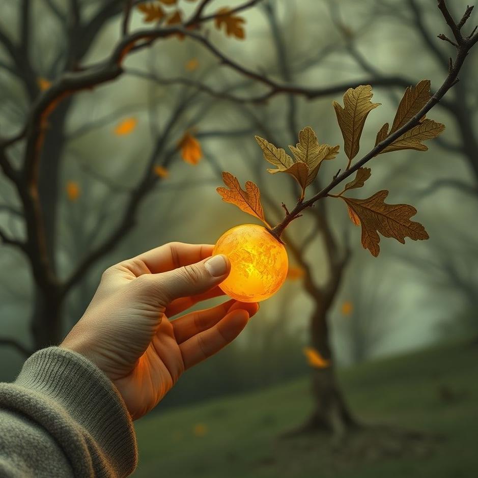 Dream : Collecting oak gall in a dream