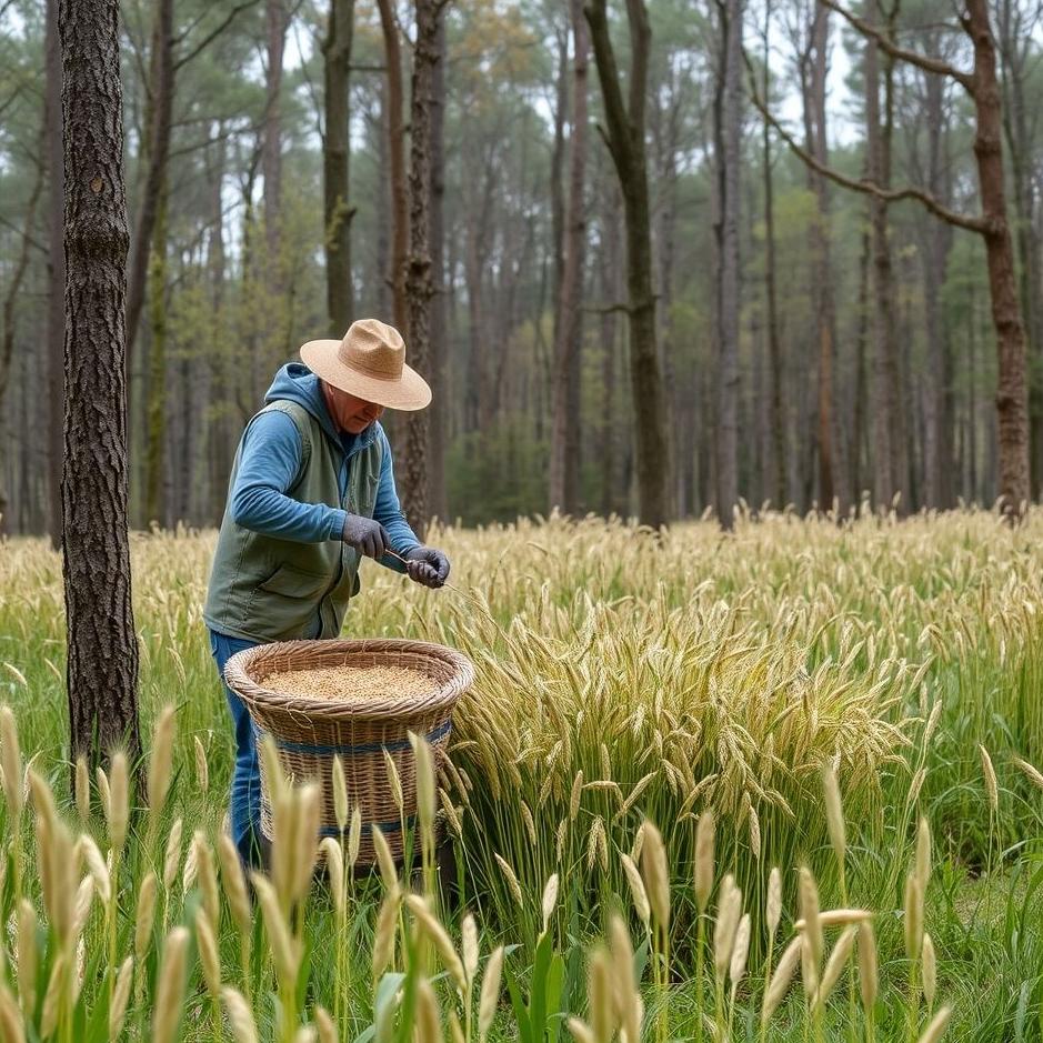 Dream : Collecting oats in the forest