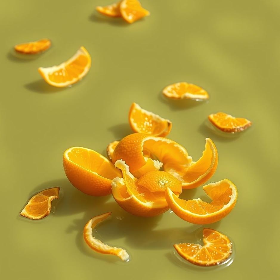 Dream : Collecting orange peels in a dream