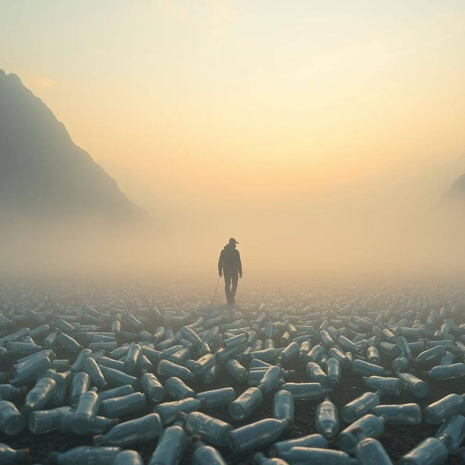 Dream : Collecting plastic bottles in a dream