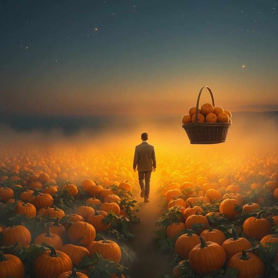 Dream : Collecting pumpkins in a dream