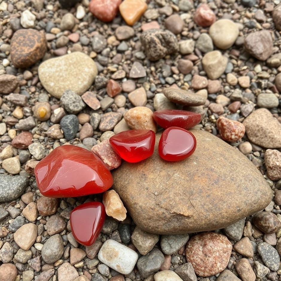 Dream : Collecting red stones