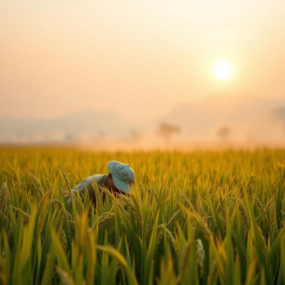 Dream : Collecting rice grains in a dream