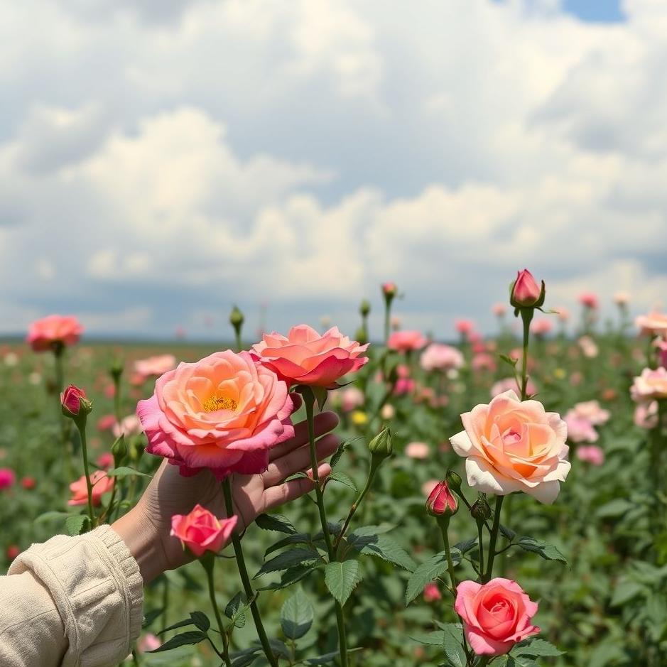 Dream : Collecting rose seeds in a dream