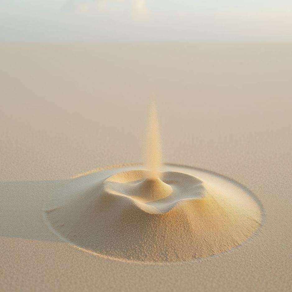 Dream : Collecting sand in a dream