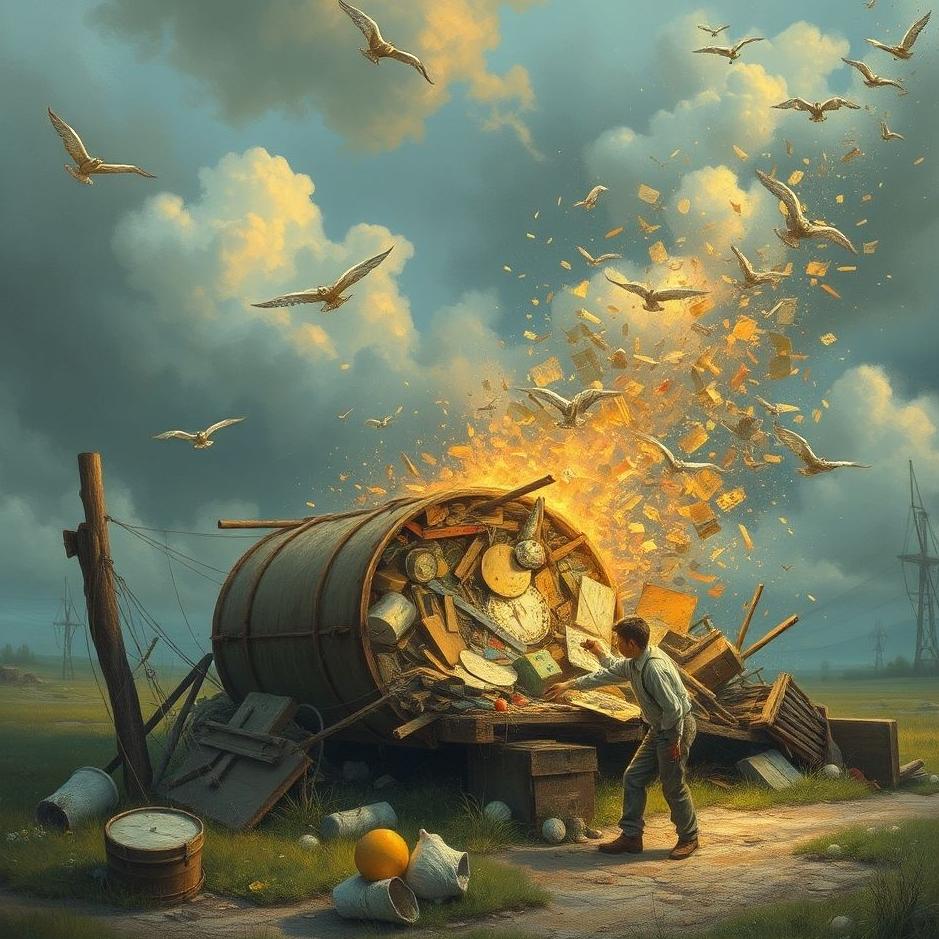 Dream : Collecting scrap in a dream