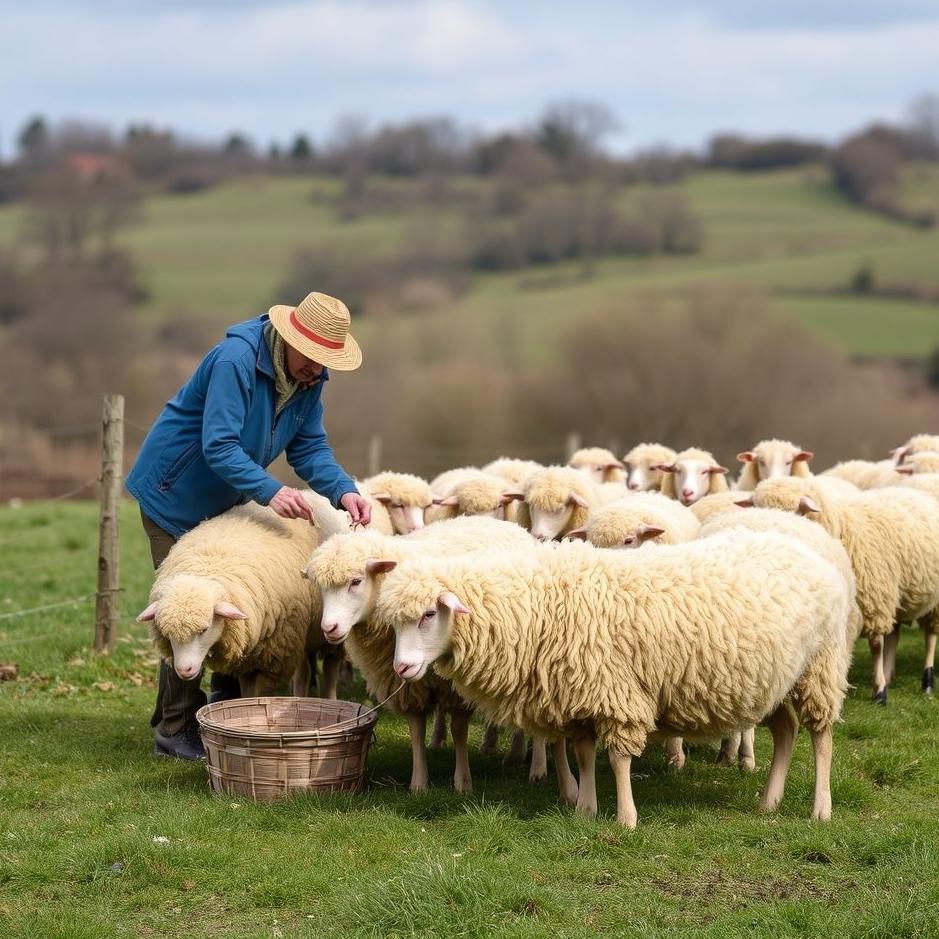 Dream : Collecting sheep wool