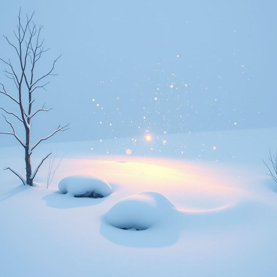 Dream : Collecting snow in a dream