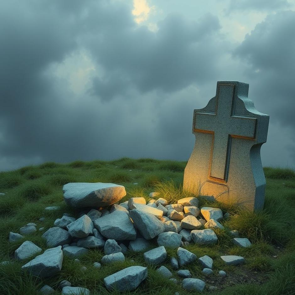 Dream : Collecting stones from a grave in a dream