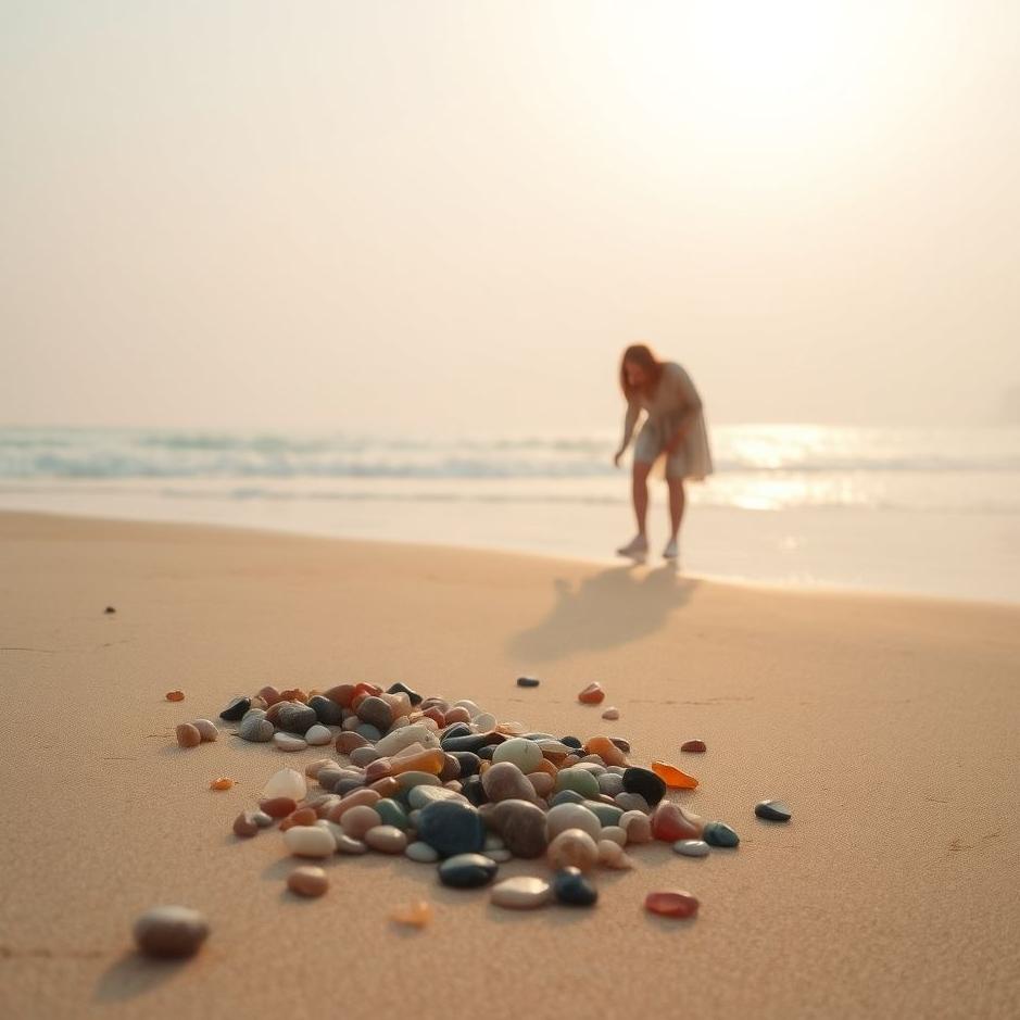 Dream : Collecting stones on the beach in a dream