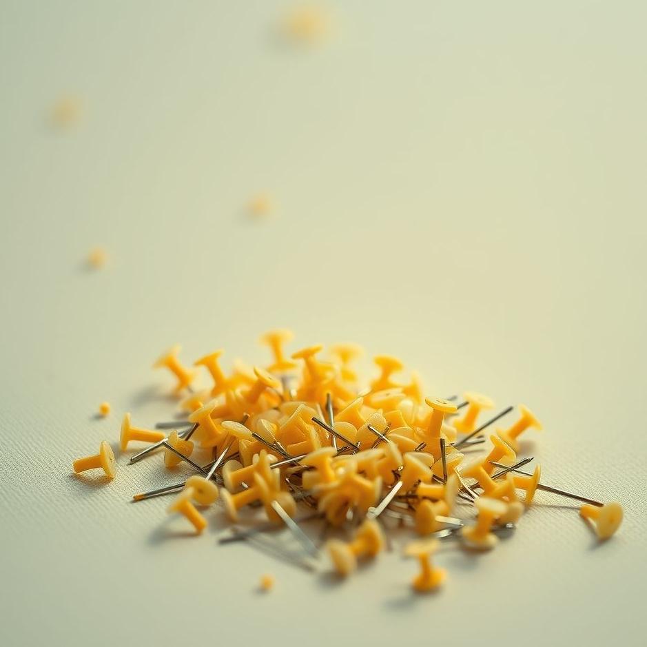 Dream : Collecting thumbtacks in a dream