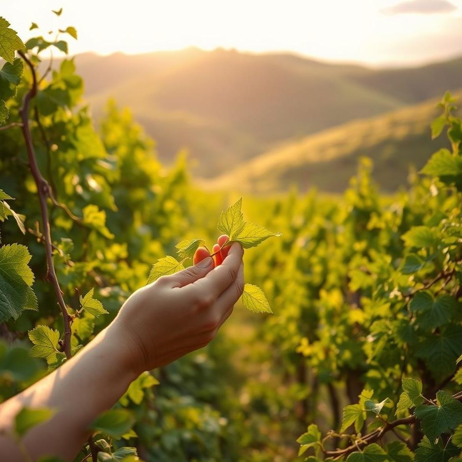 Dream : Collecting vine leaves in a dream