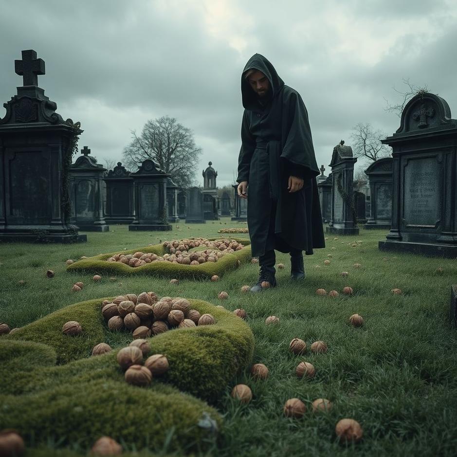Dream : Collecting walnuts from a cemetery in a dream