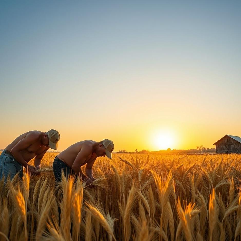 Dream : Collecting wheat heads 