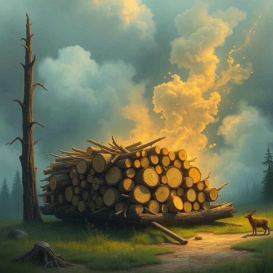 Dream : Collecting wood in a dream