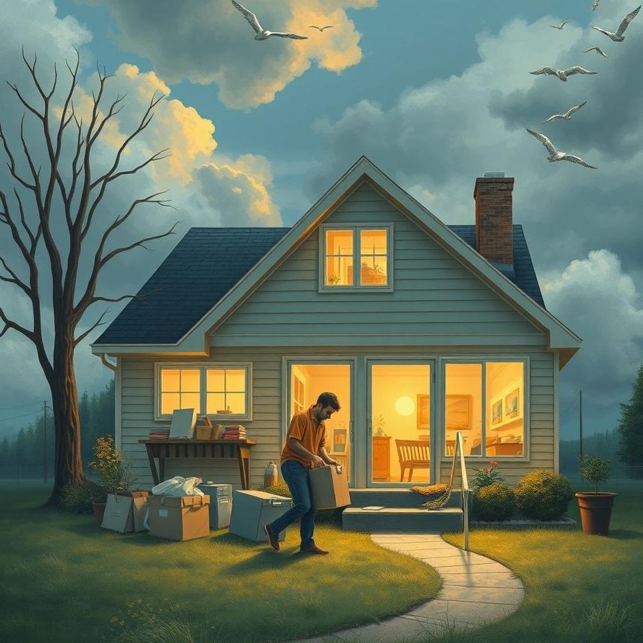 Dream : Collecting your belongings from home in a dream