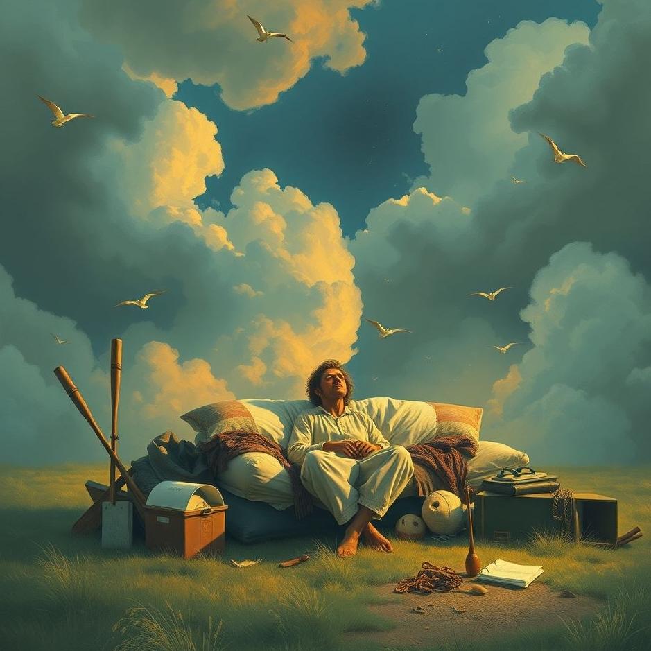 Dream : Collecting your own belongings in a dream