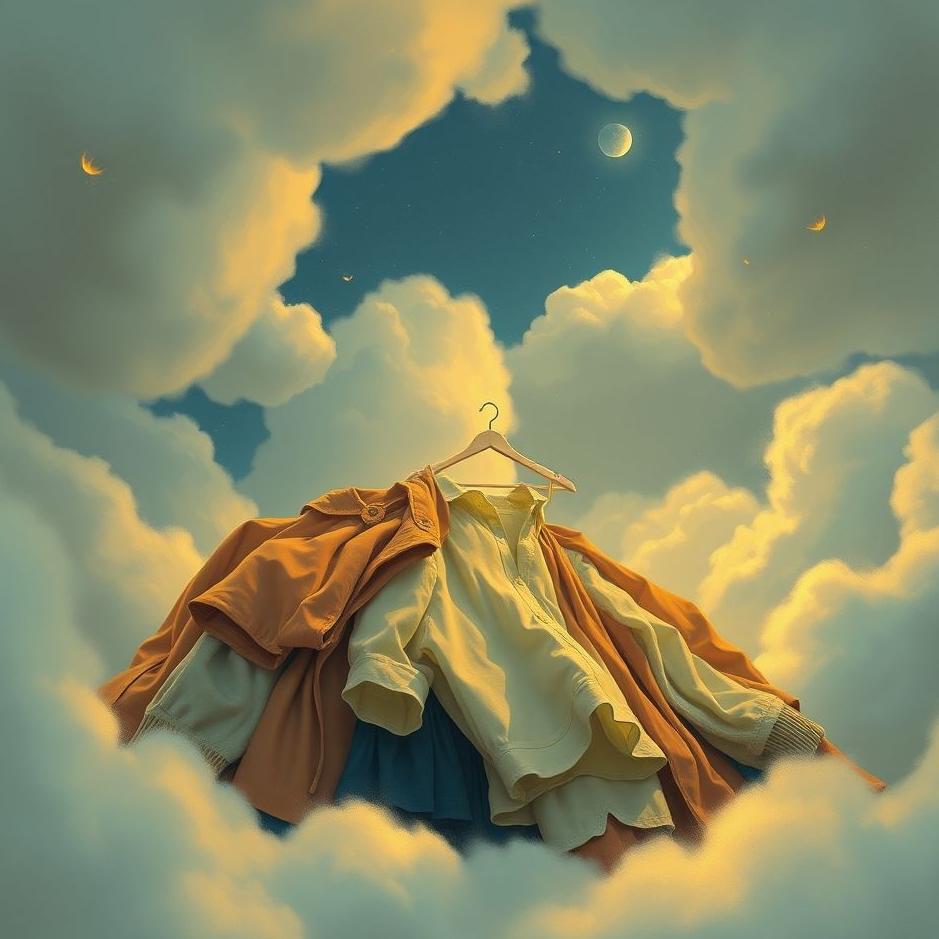 Dream : Collecting your own clothes in a dream