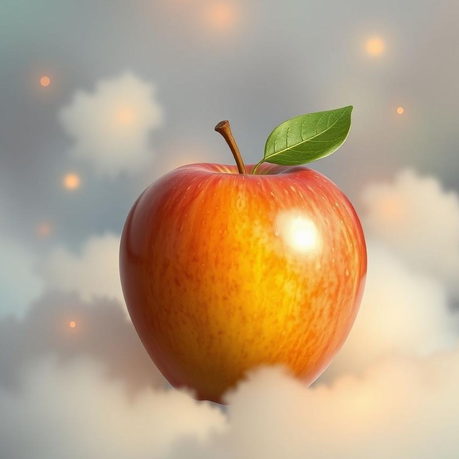 Dream : Colored apple in a dream