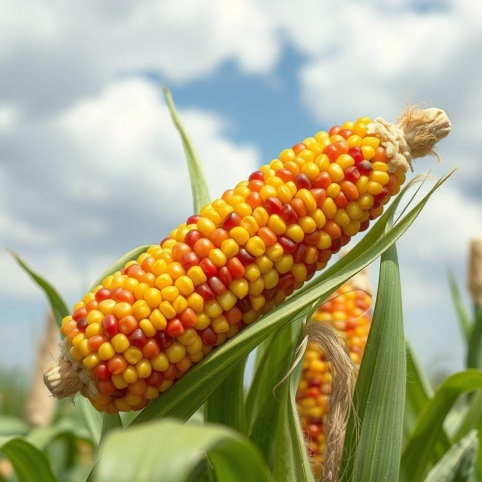 Dream : Colored corn in a dream