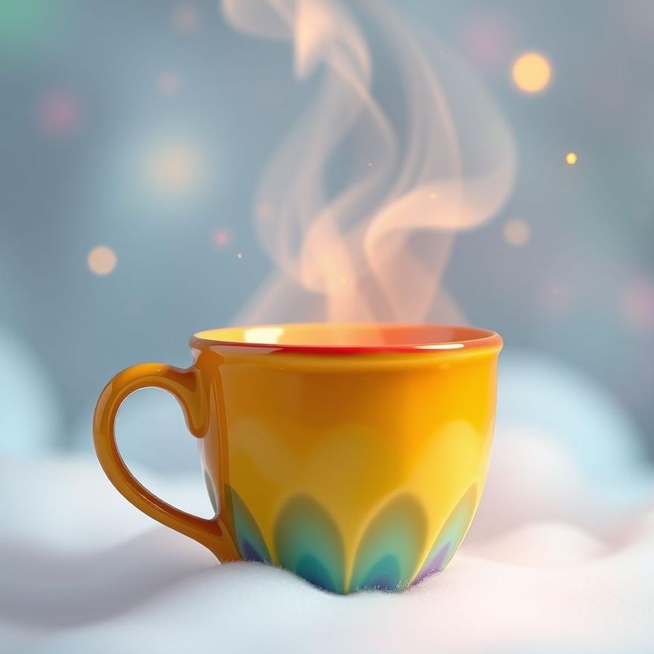 Dream : Colored cup in a dream