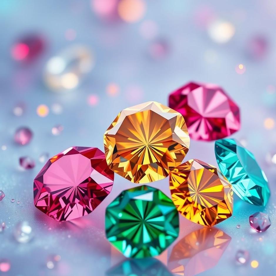 Dream : Colored diamonds in a dream