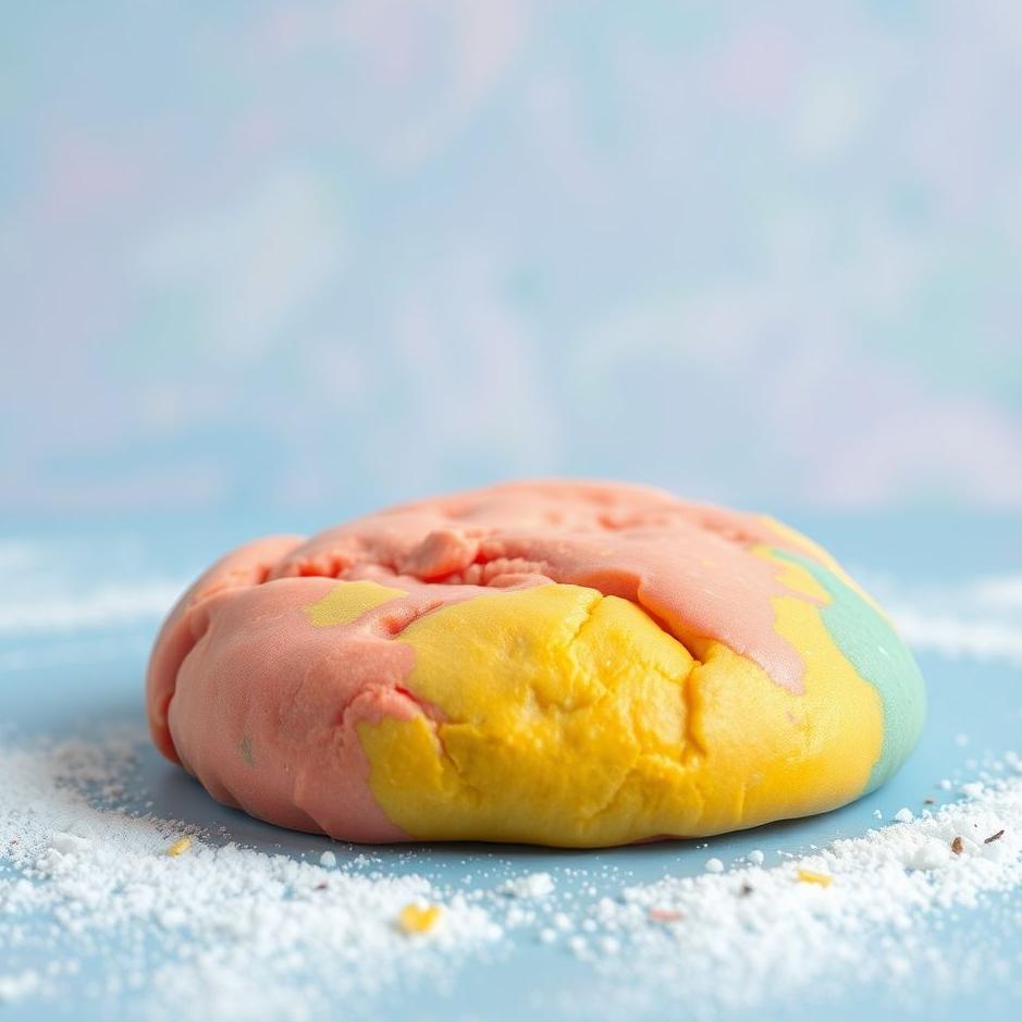 Dream : Colored dough in a dream