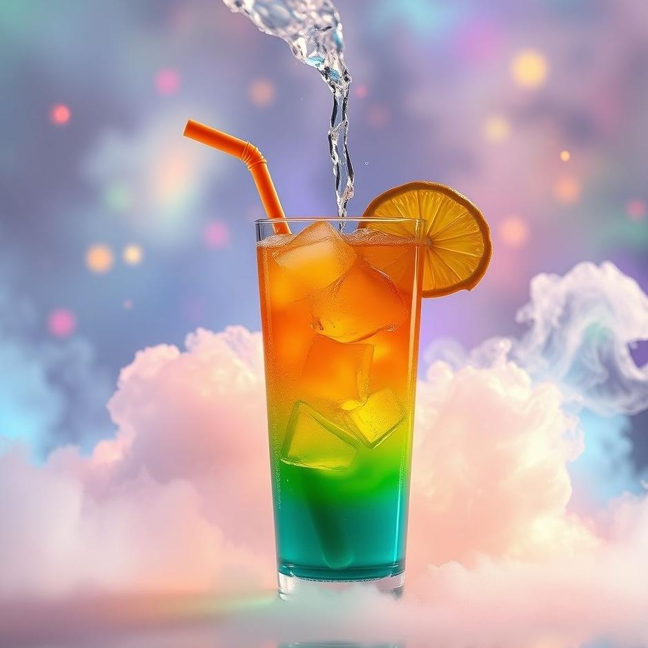 Dream : Colored drink in a dream