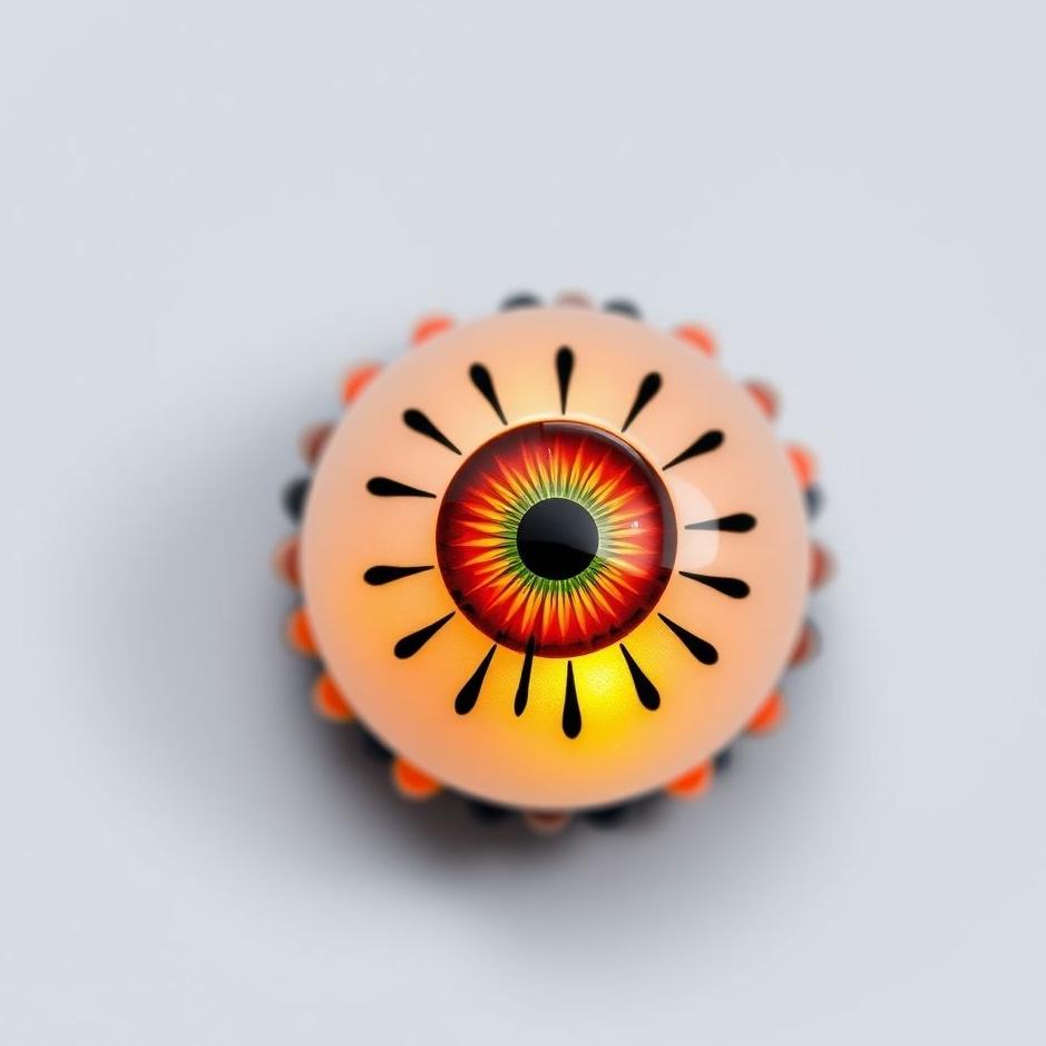 Dream : Colored evil eye bead in a dream