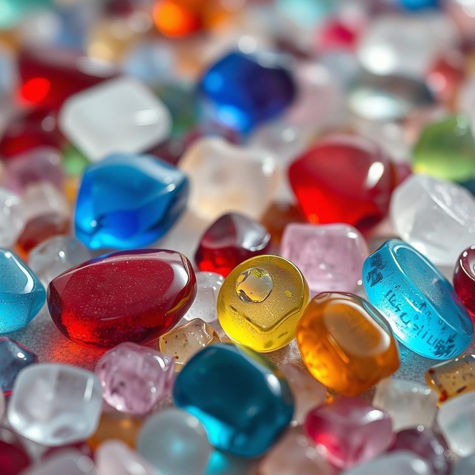 Dream : Colored glass stones in a dream