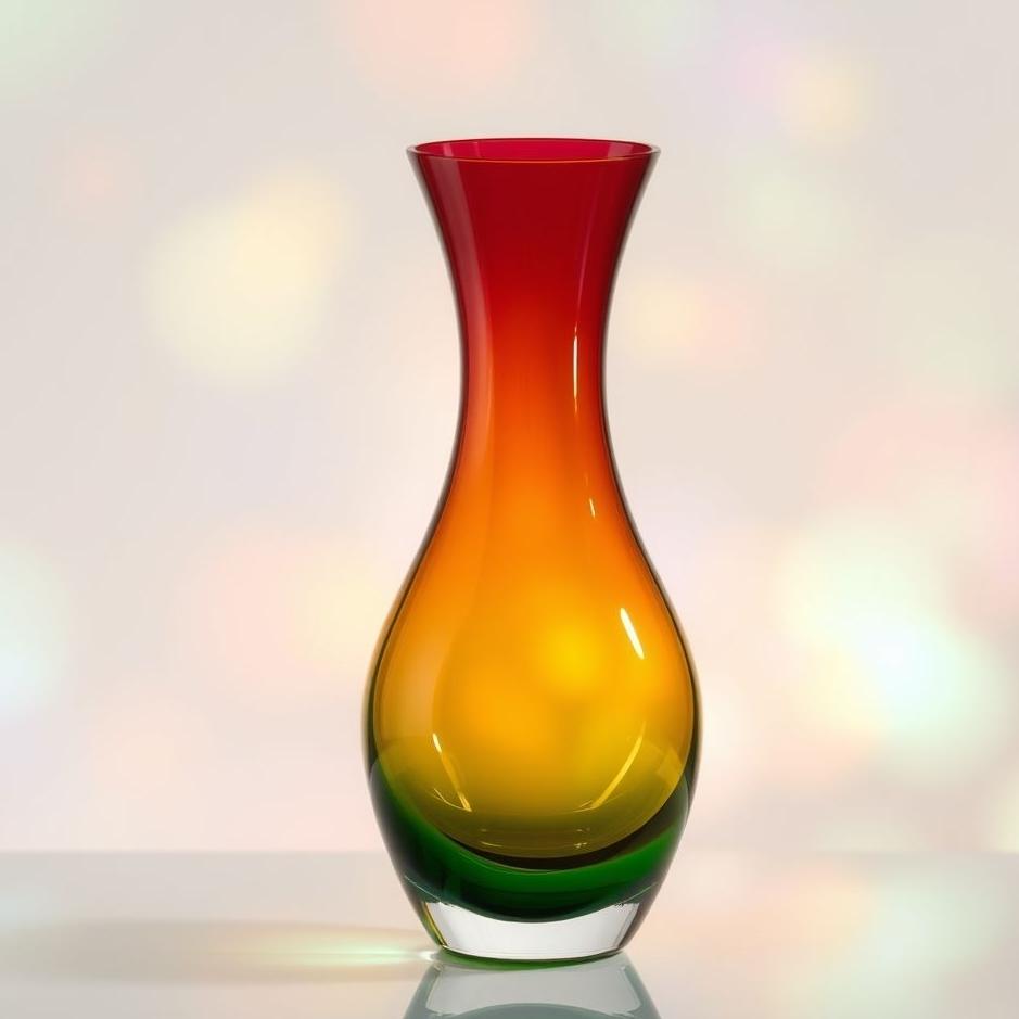 Dream : Colored glass vase in a dream