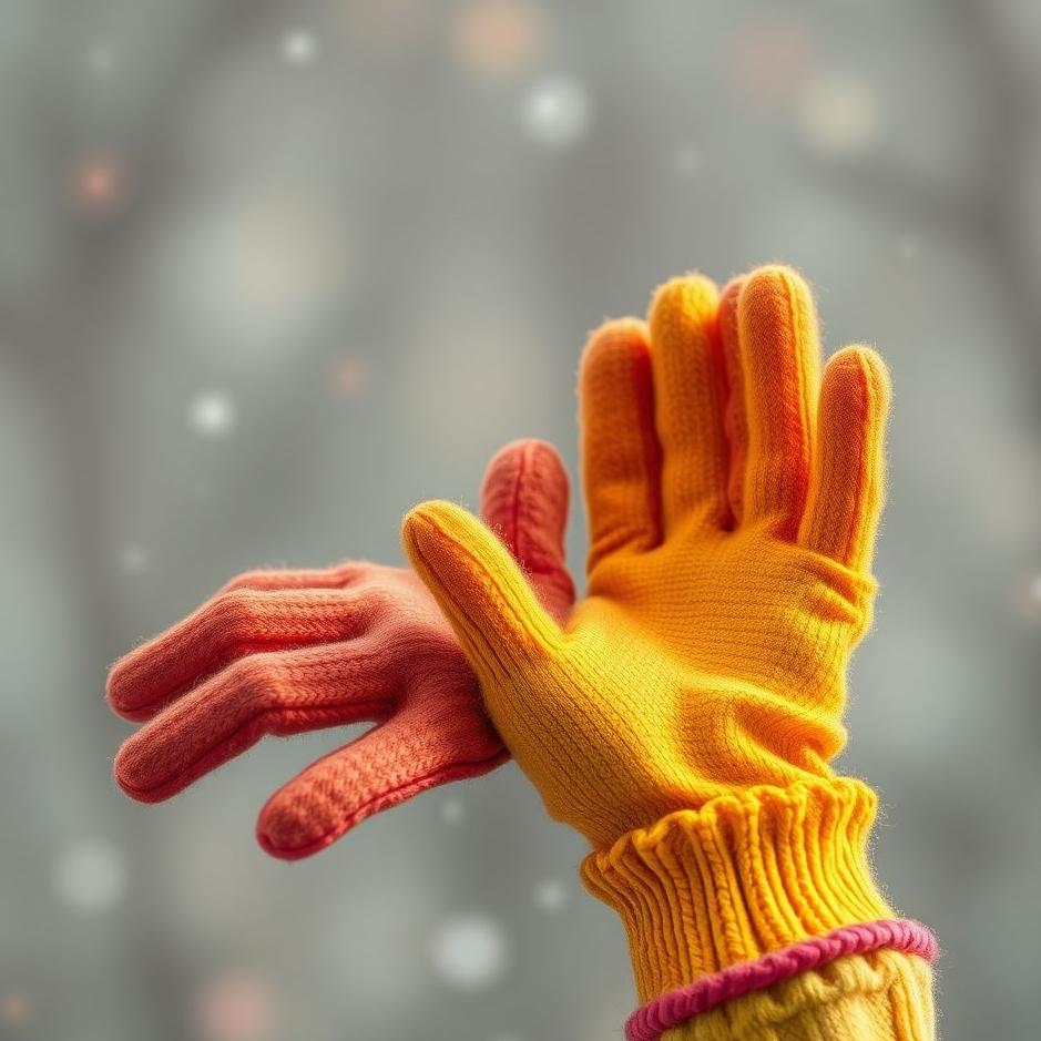 Dream : Colored gloves in a dream