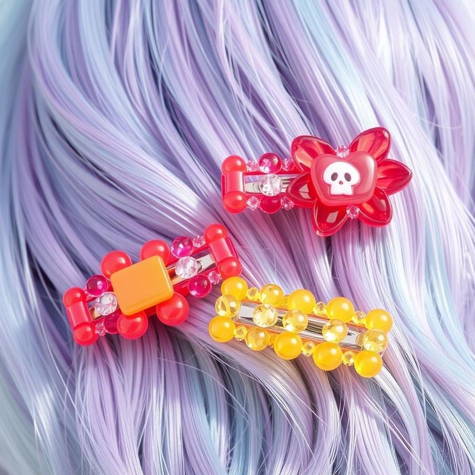 Dream : Colored hair clips in a dream