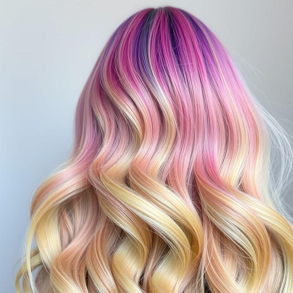 Dream : Colored hair extensions in a dream