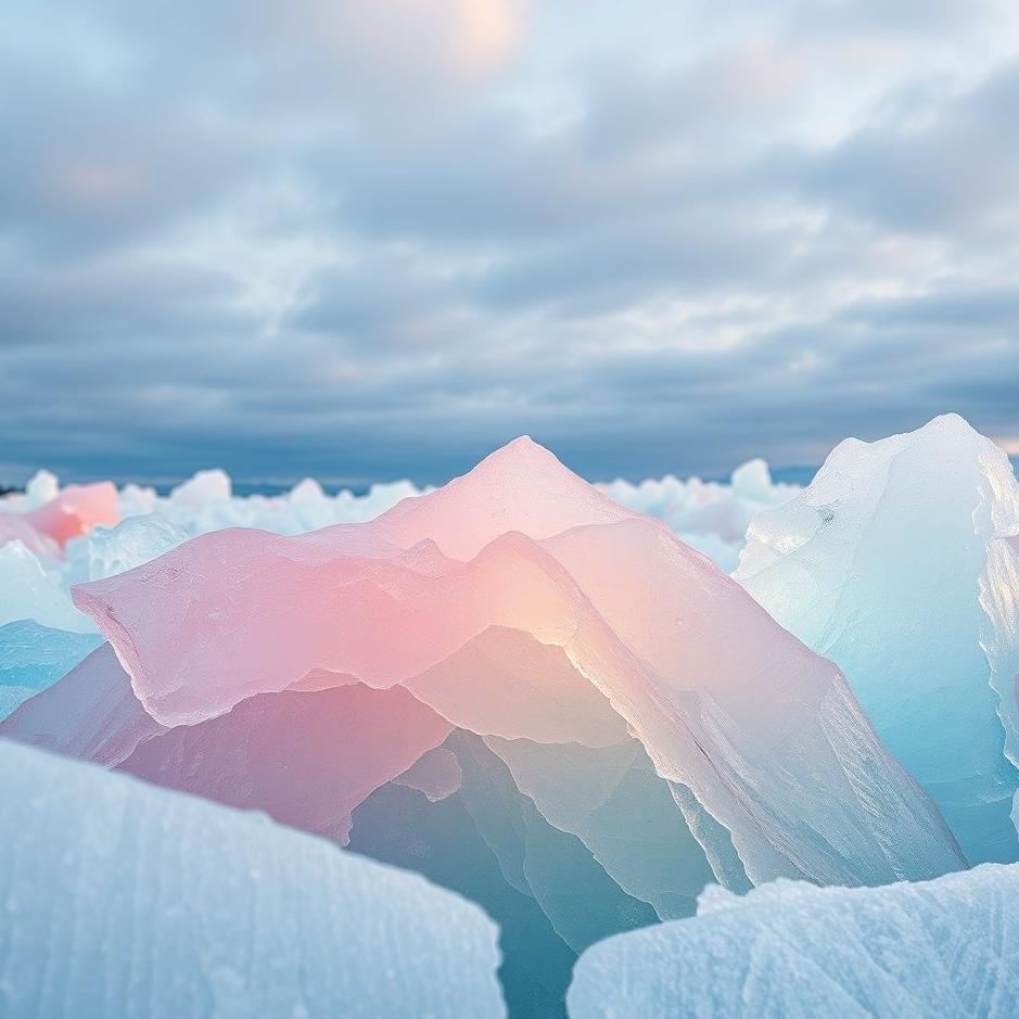 Dream : Colored ice in a dream