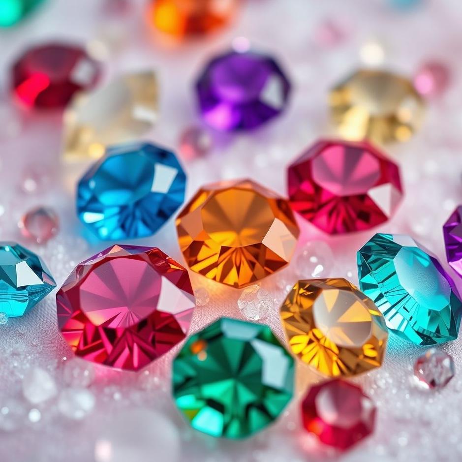 Dream : Colored jewels in a dream