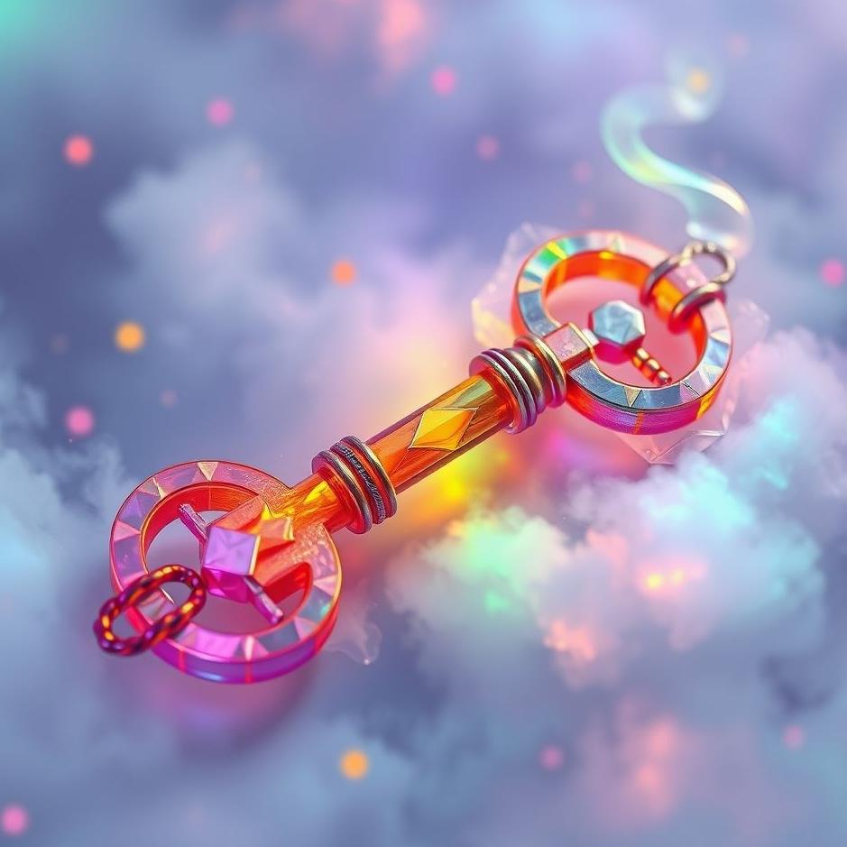 Dream : Colored key in a dream