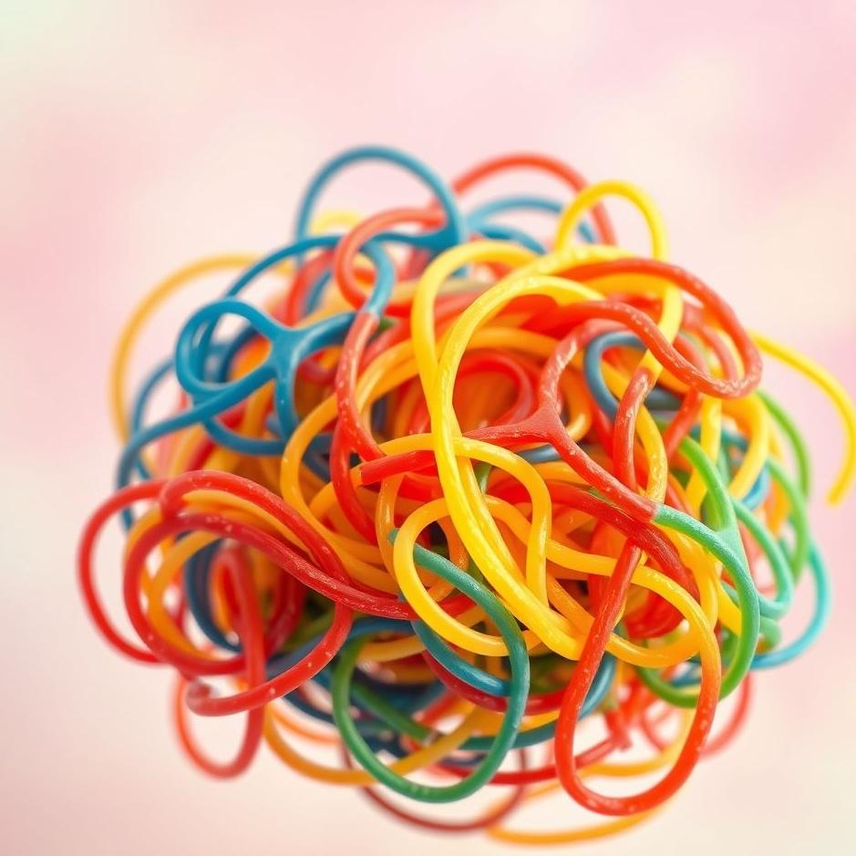 Dream : Colored pasta in a dream