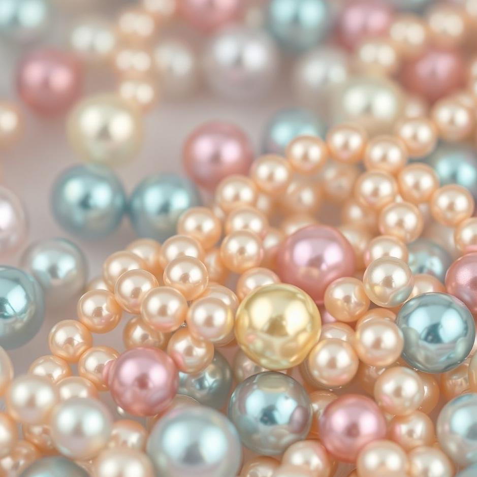 Dream : Colored pearls in a dream