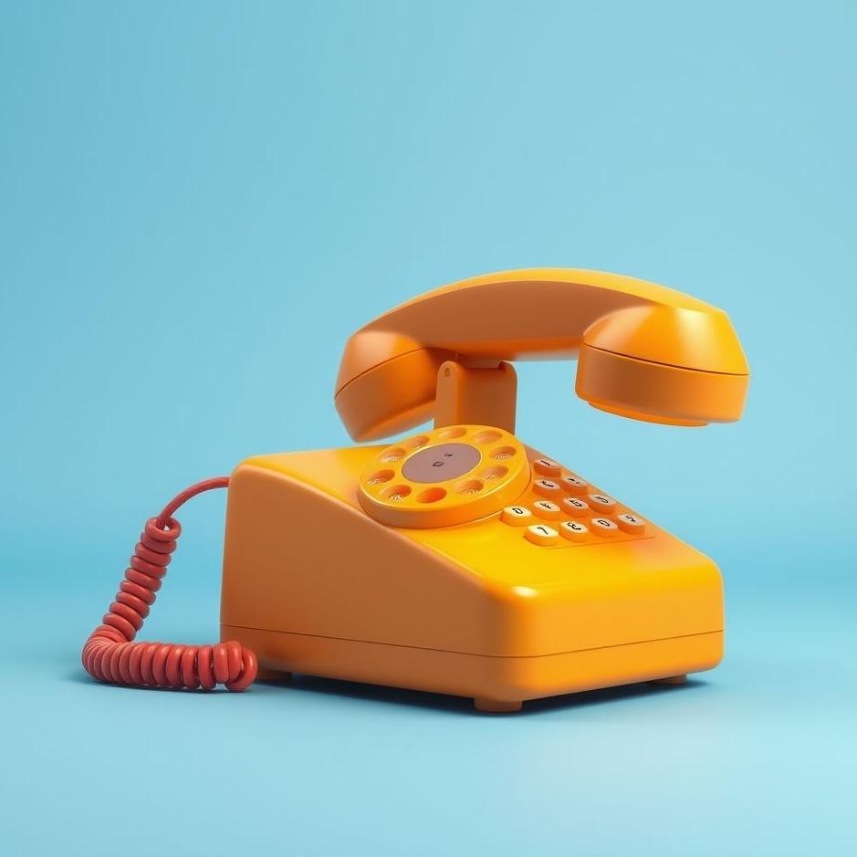 Dream : Colored phone in a dream