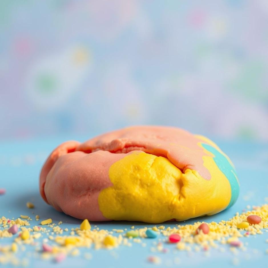 Dream : Colored play dough in a dream
