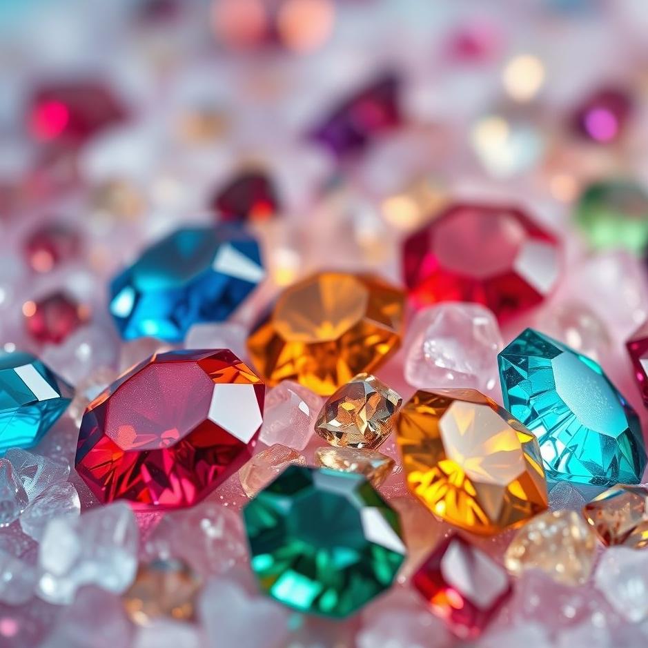 Dream : Colored precious stones in a dream