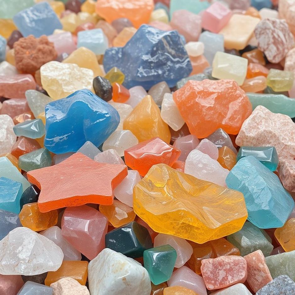 Dream : Colored rocks in a dream