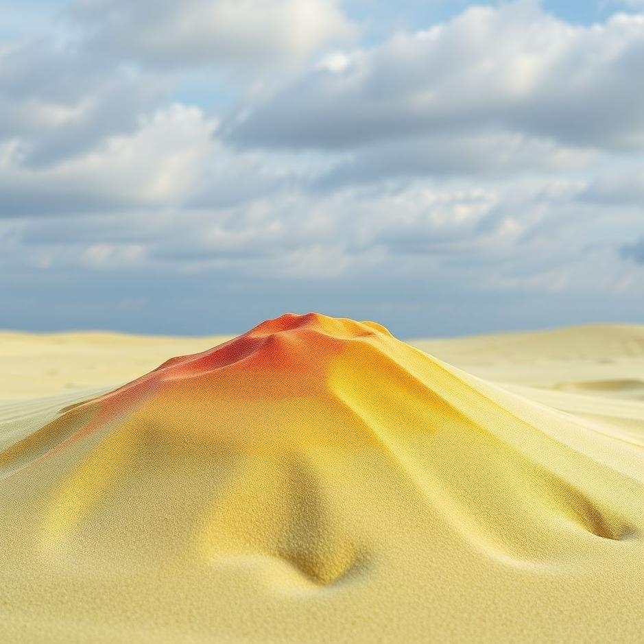 Dream : Colored sand in a dream