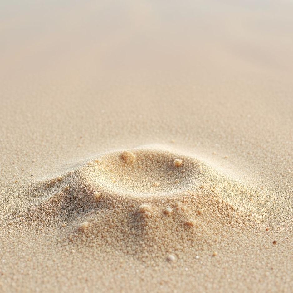 Dream : Colored sea sand in a dream