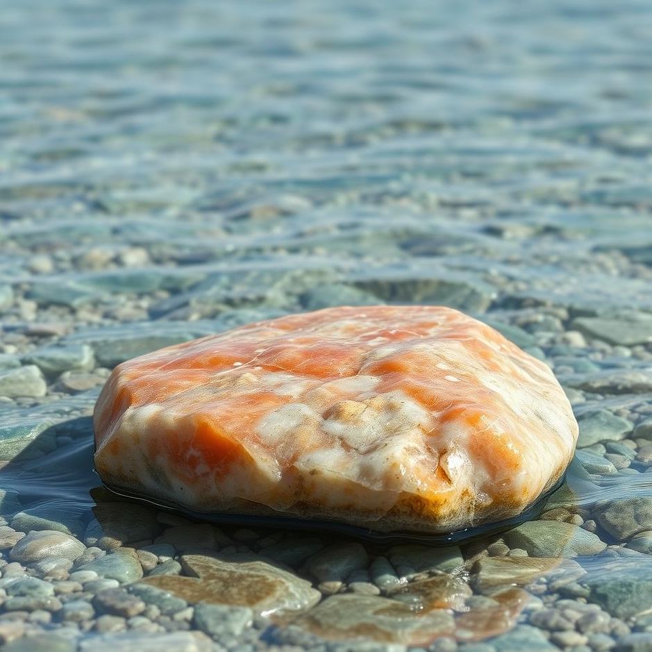 Dream : Colored sea stone in a dream