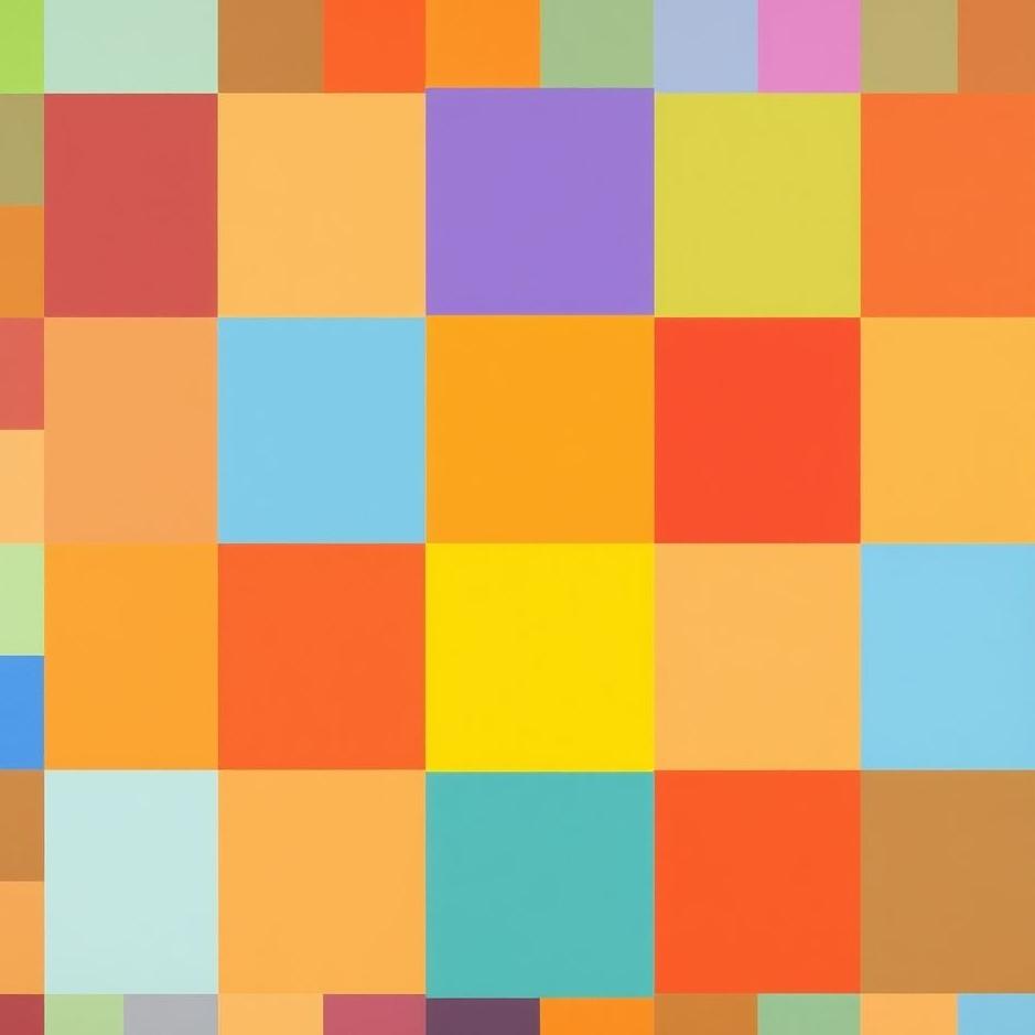 Dream : Colored squares in a dream