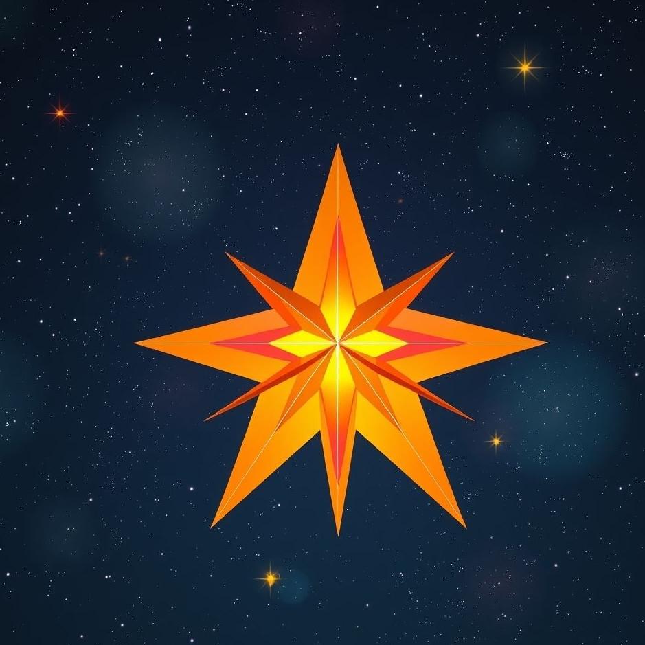 Dream : Colored star in a dream