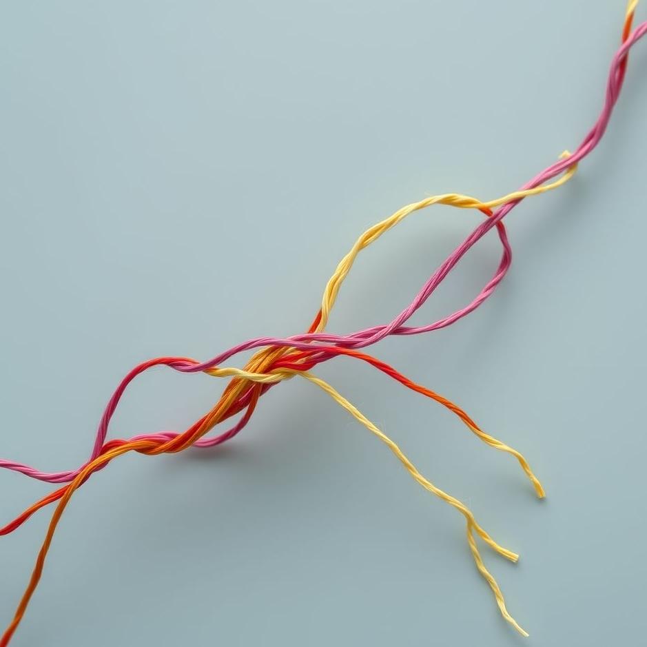 Dream : Colored thread in a dream