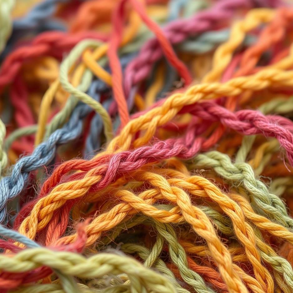 Dream : Colored woolen threads in a dream